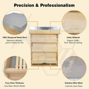 Produits apicoles, apiculture, ruche en bois, ruche nationale, Royaume-Uni - Product Image 2