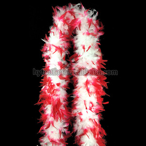 Sciarpa piuma di tacchino <span class=keywords><strong>Boa</strong></span> per la festa di casa decorazione di natale fai da te abbigliamento artigianale Costume da ballo abito coscplay Accecssory - Product Image 4