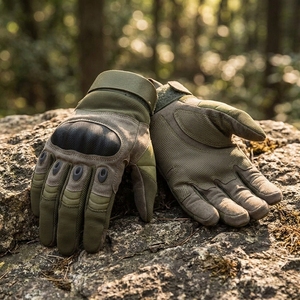Gants tactiques professionnels à doigts entiers avec protection des articulations, pour <span class=keywords><strong>moto</strong></span>, cyclisme, équipement <span class=keywords><strong>de</strong></span> plein air pour hommes - Product Image 4
