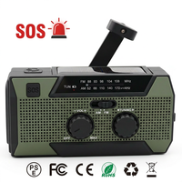 Radio de Emergencia Portátil con Batería Interna de 5000 mAh, Linterna de Lectura, Alarma SOS, Alta Sensibilidad, Kit de Preparación para Desastres