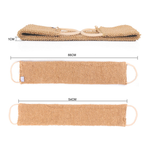 Vente en gros de ceinture de massage bio <span class=keywords><strong>exfoliante</strong></span> double face pour le corps ceinture de bain douche <span class=keywords><strong>sangle</strong></span> de lavage du <span class=keywords><strong>dos</strong></span> - Product Image 2
