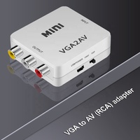Convertisseur vidéo VGA2AV VGA à AV RCA, convertisseur pour télévision