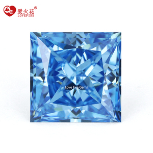 Zirconia Cubica Sintetica 5A+ 4K Taglio Ghiaccio Frantumato Blu Zaffiro Acquamarina Blu <span class=keywords><strong>Mare</strong></span> Reale 4*4mm-10*10mm - Product Image 3
