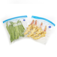 Sacs de cuisson sous vide à fermeture éclair en plastique gaufré, design film, pour la cuisson et les aliments pour animaux – Vente chaude