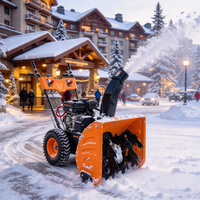 Souffleuse à neige autotractée Laite, équipement de nettoyage de la neige à essence pour l'entretien des routes, les parkings et les zones industrielles