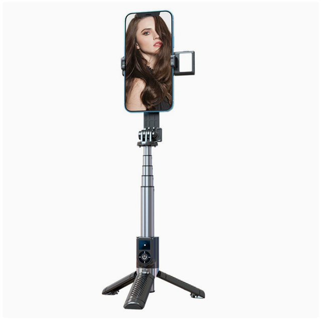 Factory Wholesale  Selfie Stick, Universal Bracket, Mini Selfie Stick with Fill Light, TikTok Photo Shooter