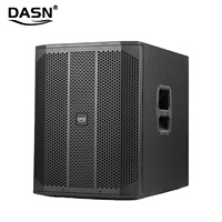 DASN B8 6400W Crête 1600W RMS Subwoofer 18 Pouces Audio DJ Fête Scène Intérieur Extérieur Actif Enceinte Colonne Professionnelle Système de Sonorisation