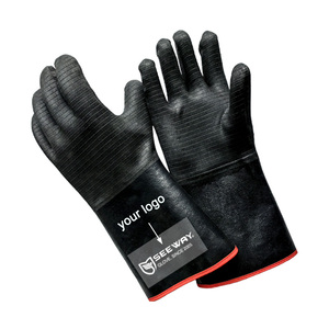 Gants en néoprène Seeway Extreme isolés en caoutchouc imperméable résistant à la chaleur pour griller le barbecue Protection anti-chaleur des mains et des bras - Product Image 6