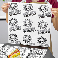 Papel Ecológico Biodegradable para Envolver Sándwiches, Galletas, Hamburguesas, Chocolate y Almuerzos