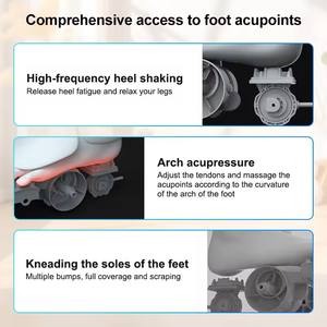 Mesin pemijat kaki bergetar, terapi kompresi tekanan udara untuk meningkatkan aliran darah - Product Image 5