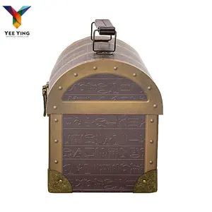 Luxury package suitcase recycled favors storage cardboard treasure chest printing colorful paper box