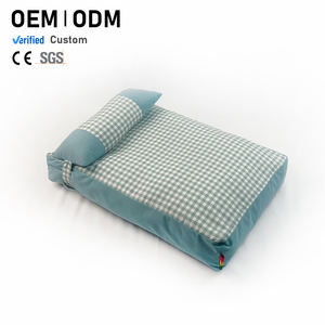 Nueva Cama para Gatos Tipo Sofá de Tela a Cuadros Rectangulares, Cálida para Gatos y Perros, Suministros para Mascotas al por Mayor - Product Image 1