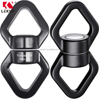 Dispositif de rotation de sécurité à 360 degrés, crochet pivotant suspendu, pivot de balançoire 30KN, pivot multifonction, mousqueton d'escalade