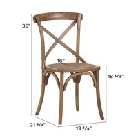 Chaise de banquet empilable en résine PP effet bois pour restaurant, hôtel, mariage, usage commercial extérieur