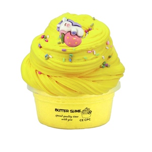 Wholesale Super Soft and Non Sticky DIY <strong>Slime</strong> Surprise <strong>Toy</strong> 50ml Butter <strong>Slime</strong> for Kids with Charm Unicorn Cherry Cake Watermelon - Product Image 3