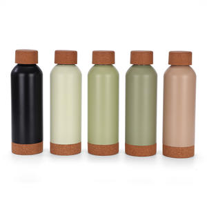 Bouteille d'eau de sport créative en acier inoxydable 304 avec couvercle en bambou <span class=keywords><strong>Tasse</strong></span> isolée sous vide à petite bouche Capacité de 500ml - Product Image 5