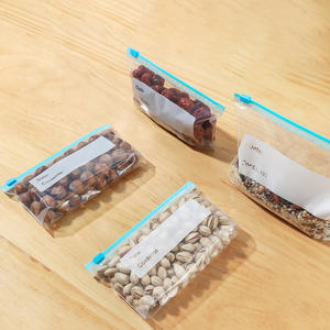 Bolsas de almacenamiento de cocina de plástico PE duraderas con sello de congelador en relieve Paquete de sellado al vacío de textura para bolsas de almacenamiento de alimentos de huevo y arroz - Product Image 3