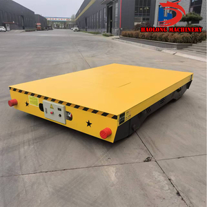 Carro de transferencia de ruedas de acero con riel Camión plano eléctrico sin rieles de <span class=keywords><strong>5</strong></span> toneladas Admite personalización - Product Image 5