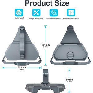 Support de toit de voiture réglable modèle MINI pour mini-appareils, support de véhicule extérieur en alliage d'aluminium pour camping-car, accessoires de camping-car (sortie d'usine) - Product Image 3