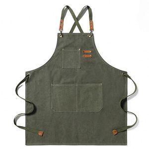 Tablier de Chef Brodé avec Logo Personnalisé, Anti-Taches, Résistant à l'Usure, Conception à la Taille pour Restaurants et Cafés, Facile à Nettoyer - Product Image 1