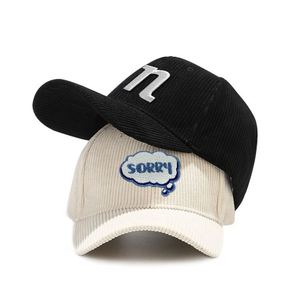 Casquettes de baseball personnalisées pour hommes, 6 panneaux, coton bleu marine épais, hiver, automne, décontractées, européennes, broderie 3D - Product Image 2