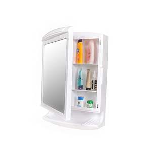 Mueble de baño PARASNATH Plastic Prime Large Heavy Pride con espejo, blanco y marfil - Product Image 3