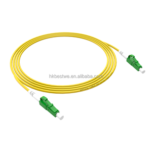 Cable de Fibra Óptica Fabricado en China, LC/APC, Monomodo G652D, Simplex, Revestimiento LSZH Amarillo, Longitud Personalizable, Cable Óptico Trenzado - Product Image 4