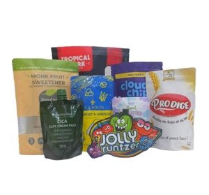 Custom eco-friendly <span class=keywords><strong>per</strong></span> uso alimentare biodegradabile tè sacchetto termosalda Stand up chiusura a Zip <span class=keywords><strong>carta</strong></span> Kraft <span class=keywords><strong>per</strong></span> Pet Food - Product Image 5