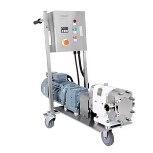 5.5kw elektrik motoru VFD dişli redüktör hareketli denetleyici ile ZB3A-52 paslanmaz çelik gıda sınıfı Transfer lob pompası - Product Image 6