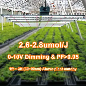 Luzes LED de crescimento para plantas de interior, luz LED de crescimento de espectro completo 640w 720w 880w 1000w para plantas de interior