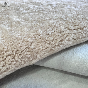 Mật độ cao Úc bán buôn tùy chỉnh da cừu xoăn len shearling tấm da cho hàng may mặc Chăn len Da Cừu lông động vật - Product Image 1