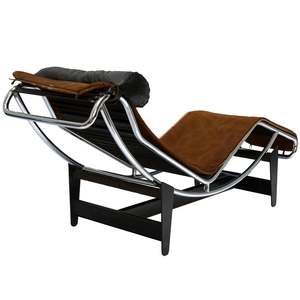 เก้าอี้เลานจ์หนังวัวโครเมี่ยมดีไซน์ทันสมัยเก้าอี้หนัง - Product Image 5