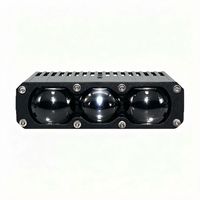 FORTEK Nouveaux Phares de Voiture à LED pour Grille, 80W, Feux Antibrouillard, Feux Auxiliaires Extérieurs pour Véhicules Tout-Terrain et Camions, Blanc TT8L