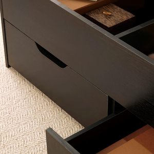 Home Source Modern Lift Top Panel negro Mesa de centro de abedul Marco de hierro Tapa pivotante Bloqueo Admite 2 cajones de almacenamiento grandes - Product Image 6