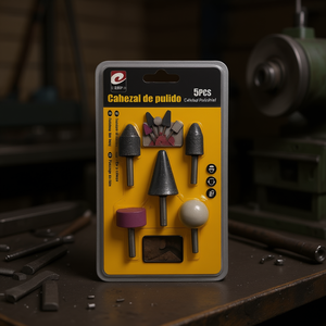 Set di 5 Testine di Lucidatura Industriali per Metallo - Product Image 2