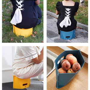Outdoor <b>folding</b> paper <b>stool</b>, portable mini <b>stool</b> for travel, fishing, music festivals, and home use. - Product Image 3