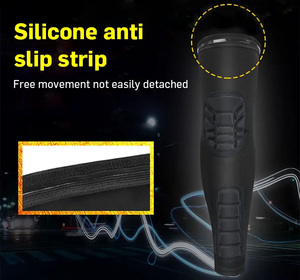 Thể thao tổ ong chống va chạm nén cánh tay tay áo linh hoạt Thiết bị bảo vệ đàn hồi miếng đệm khuỷu tay cho bóng rổ - Product Image 4