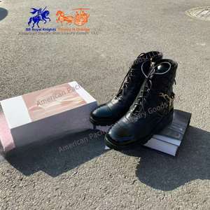 CC 2025 Women Platform Chunky Heeled <b>Bootie</b> Women Shoes Autumn Winter <b>Ankle</b> Boots Round Toe Lace-up High Heel Sexy Ladies Shoes - Product Image 3