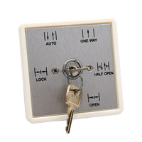Interruptor de Llave con Selector de Funciones de 3 Velocidades OUTUS ES200 con Cilindro de Bloqueo Importado para Controlador de Puerta Corredera Automática