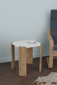 Juego de 3 Mesas de Centro Apilables de Diseño Moderno para Sala de Estar - Product Image 6