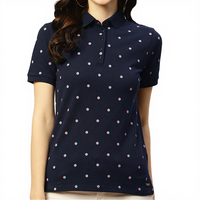 Camiseta Casual de Algodón de Manga Corta para Mujer, con Logotipo Personalizado Serigrafiado, Ecológica y Transpirable, al Mejor Precio, Venta al Por Mayor