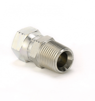 Nouveaux raccords hydrauliques YB en acier au carbone/acier inoxydable plaqué zinc, adaptateurs mâle NPT x femelle à écrou pivotant JIC 2NJ pour utilisation en machinerie