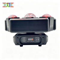 Boule magique à trois bras RGBW LED Laser Strip, lumière d'ambiance KTV, effet de tête mobile, contrôle DMX512, IP, 20 éclairs/secondes
