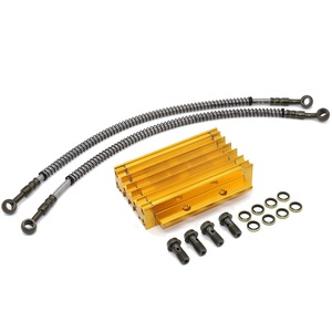 CQJB Usine Haute Qualité Racing <span class=keywords><strong>Radiateur</strong></span> Moto <span class=keywords><strong>50CC</strong></span> 110CC 125CC Moto Refroidisseur D'huile <span class=keywords><strong>Radiateur</strong></span> - Product Image 4