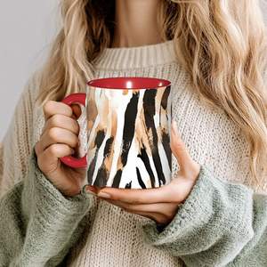 Custom image USA Made 11oz Clay Coffee <b>Mug</b> Modern Classic Design Colorful Eco-Friendly Microwave <b>Thermal</b> Insulation Safe for Business Gifts - Product Image 4