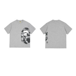 1.5 Resmi Maymun Karikatür Baskılı Logo Desenli Erkek Regular Fit Yuvarlak Yaka Kısa Kollu 280g %100 Pamuklu Örme Tişört - Product Image 2