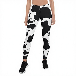 Leggings de yoga respirants personnalisés à imprimé western pour femmes, taille haute, effet push-up, style club sexy, pour fitness, course et exercice - Product Image 2