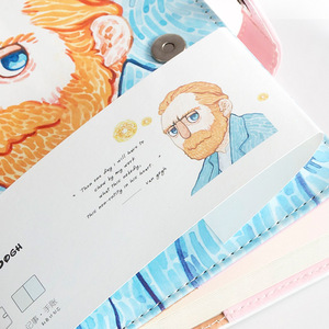 <span class=keywords><strong>Van</strong></span> <span class=keywords><strong>Gogh</strong></span> A5 B6 Copertina Rigida In Pelle Personalizzato Journal Quotidiano Agenda 2021 Diario Planner 2022 - Product Image 5