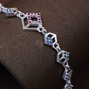 Elegant <b>Silver</b> Bracelet Trendy Fashion Jewelry Accessory <b>for</b> Women and <b>Men</b> Suitable <b>for</b> Casual and Party Wear - Product Image 1