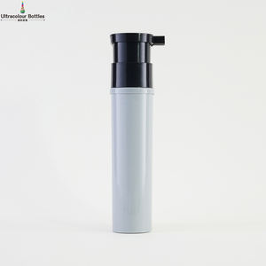 Ultracolor güzellik konteyner büyük kapasiteli saç boyası şişesi sıcak damgalama ile saç bakımı şampuan çift odası için PP yapılmış - Product Image 4